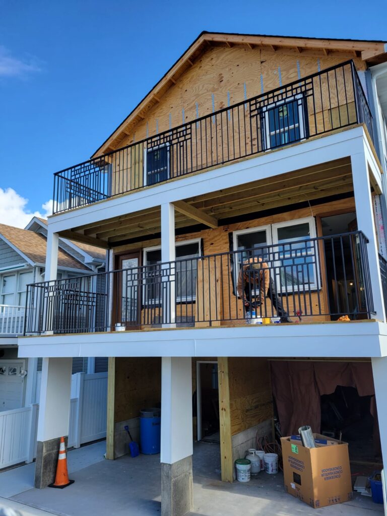 wrought iron railings balcony