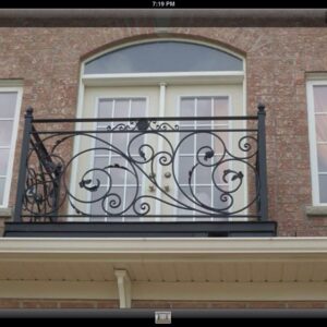 Faux Balcony Railing