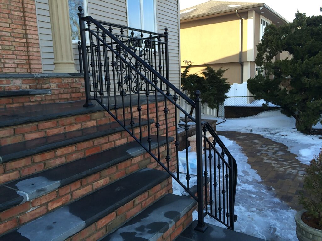 wrought iron rails